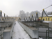 Rectangular Scraper Bridges in a Wastewater Treatment plant