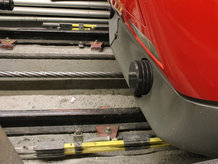 Verbindung zwischen der U-Bahn Station Paral lel und dem Berg Montjuïc